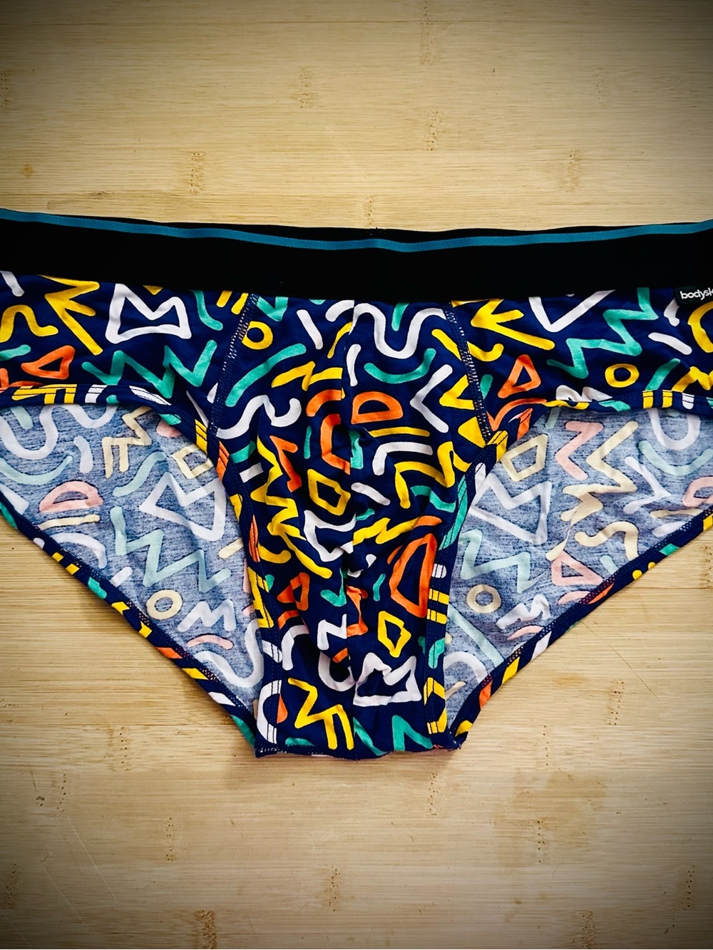 Colorful Abstract Print Bikini Bottoms